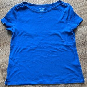 Talbots Cobalt Blue Short Sleeve Tee